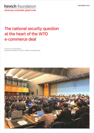 National security question at the heart of the WTO e-commerce deal by Keith Rockwell