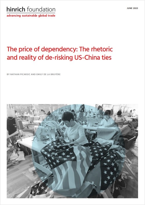 The price of dependency: The rhetoric and reality of de-risking US-China ties