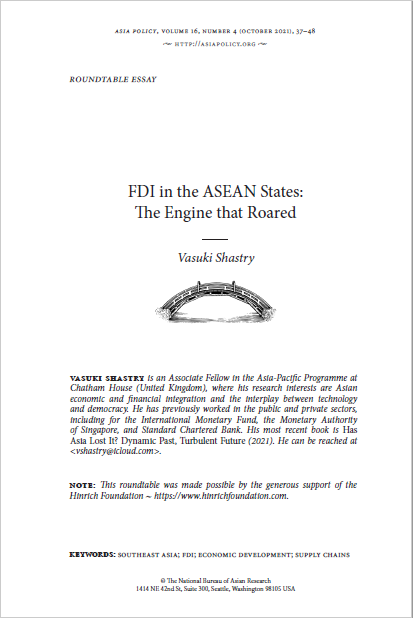 FDI in ASEAN States