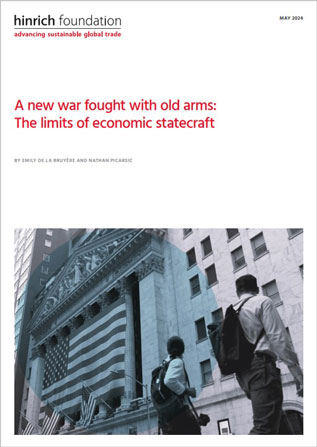A new war fought with old arms: The limits of economic statecraft by Emily de la Bruyère and Nathan Picarsic