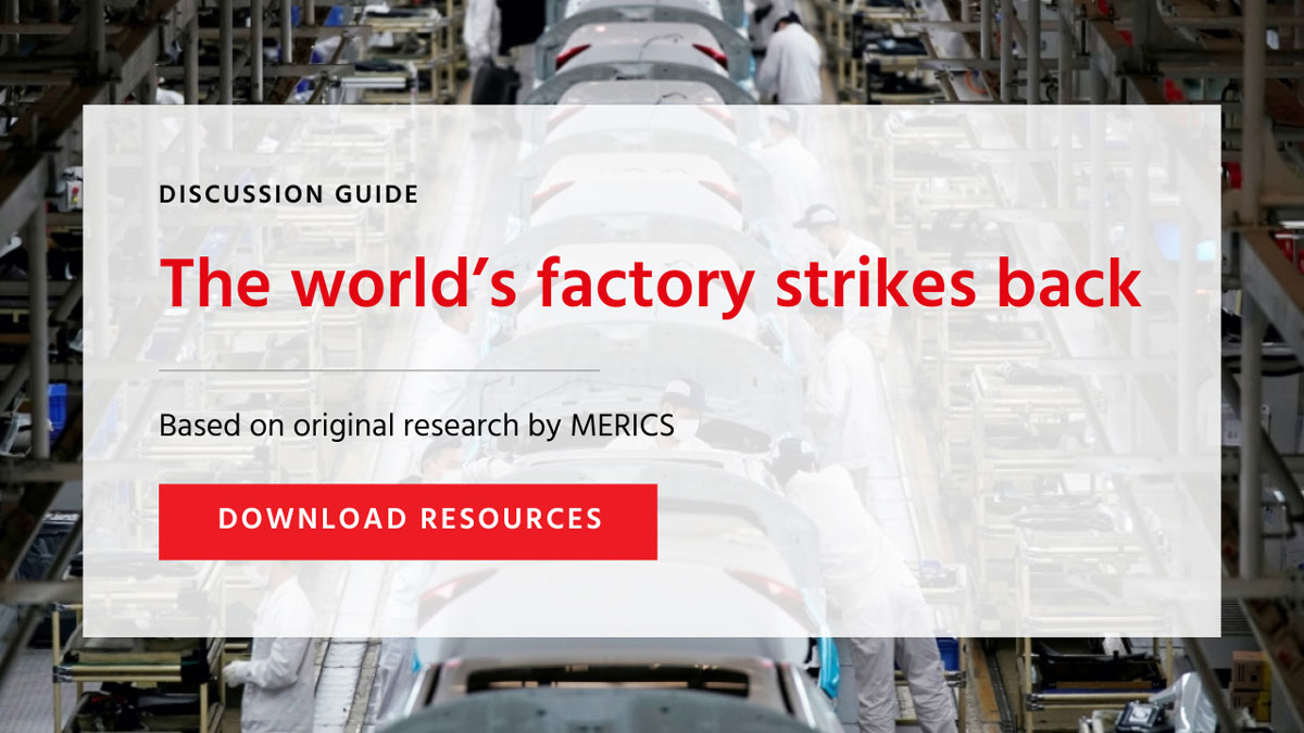 The world’s factory strikes back